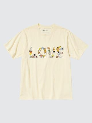 Peace For All Short-Sleeve Graphic T-Shirt (Peanuts) Yellow 2XL UNIQLO US Product Image