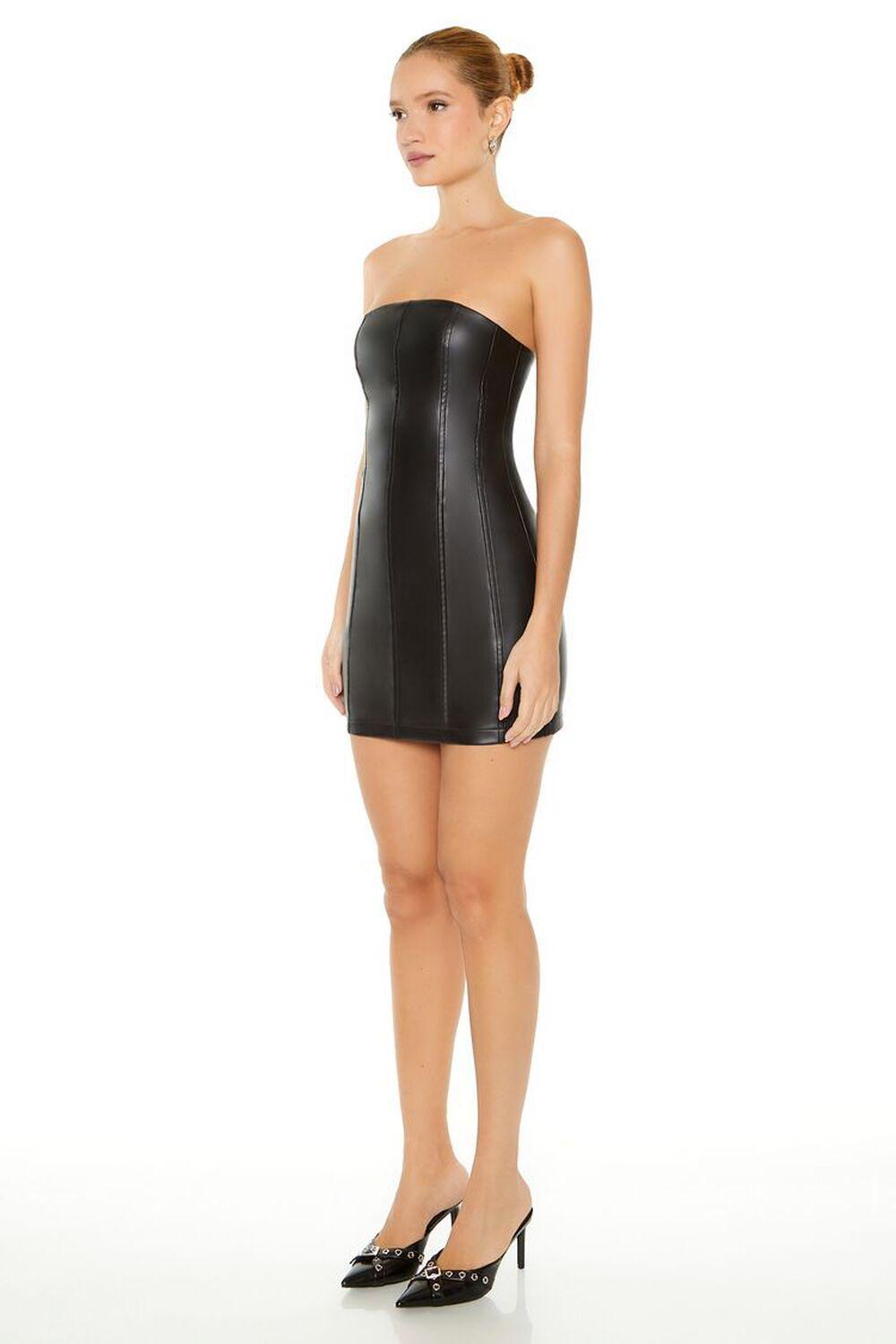 Faux Leather Mini Tube Dress | Forever 21 Product Image