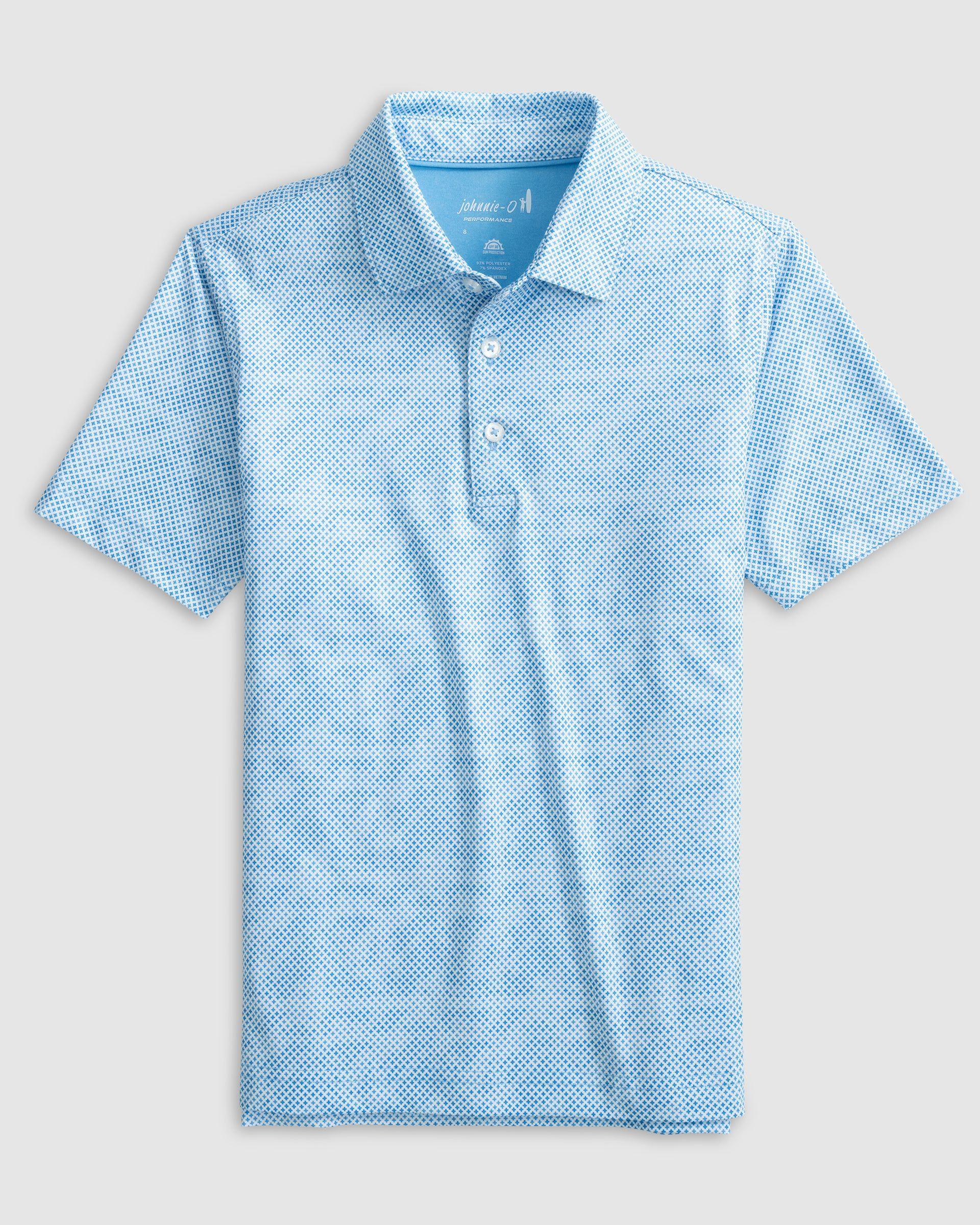 johnnie-O Performance Jersey Jr. Polo - Gaston Print Product Image