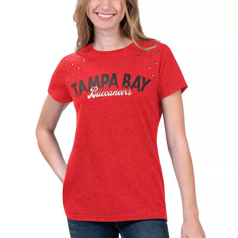 Womens G-III 4Her by Carl Banks Heathered Tampa Bay Buccaneers Main Game T-Shirt Product Image