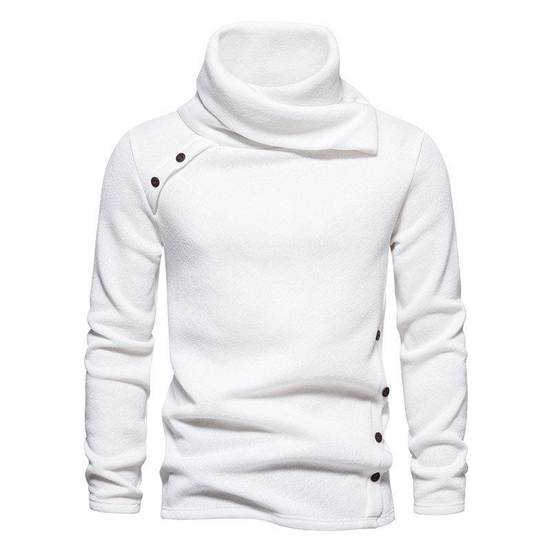 Turtleneck Plain Sweater Product Image