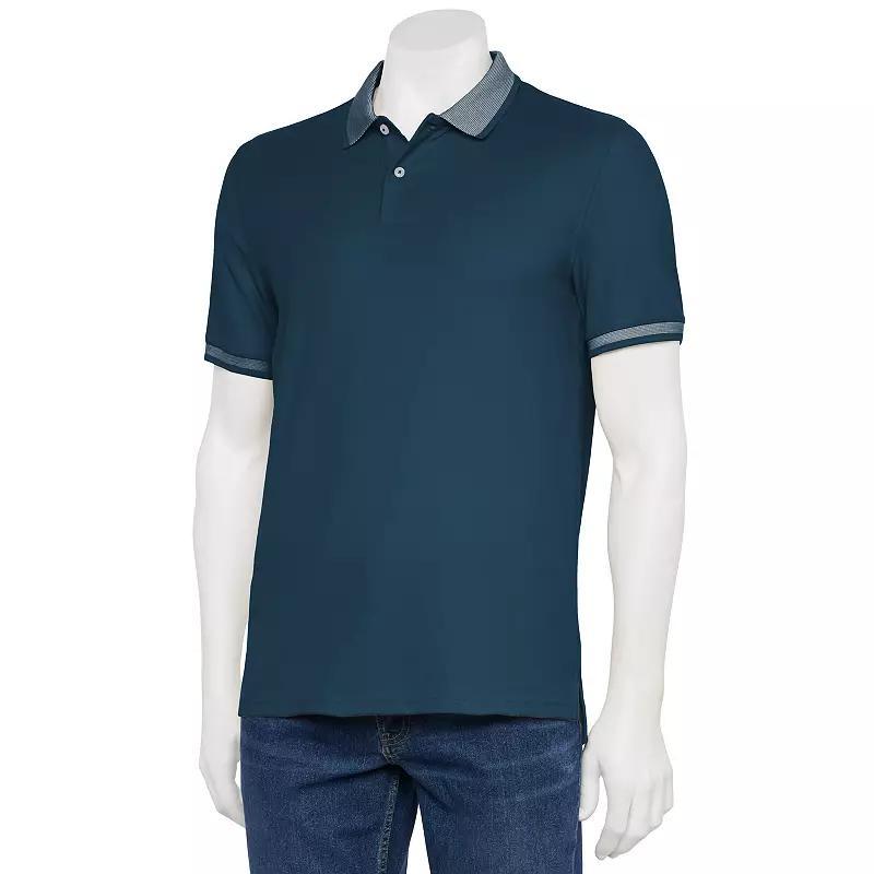 Mens Sonoma Goods For Life Short Sleeve Tipped Pique Polo Product Image