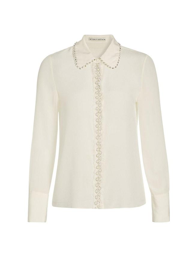 Womens Willa Embellished Blouse Product Image