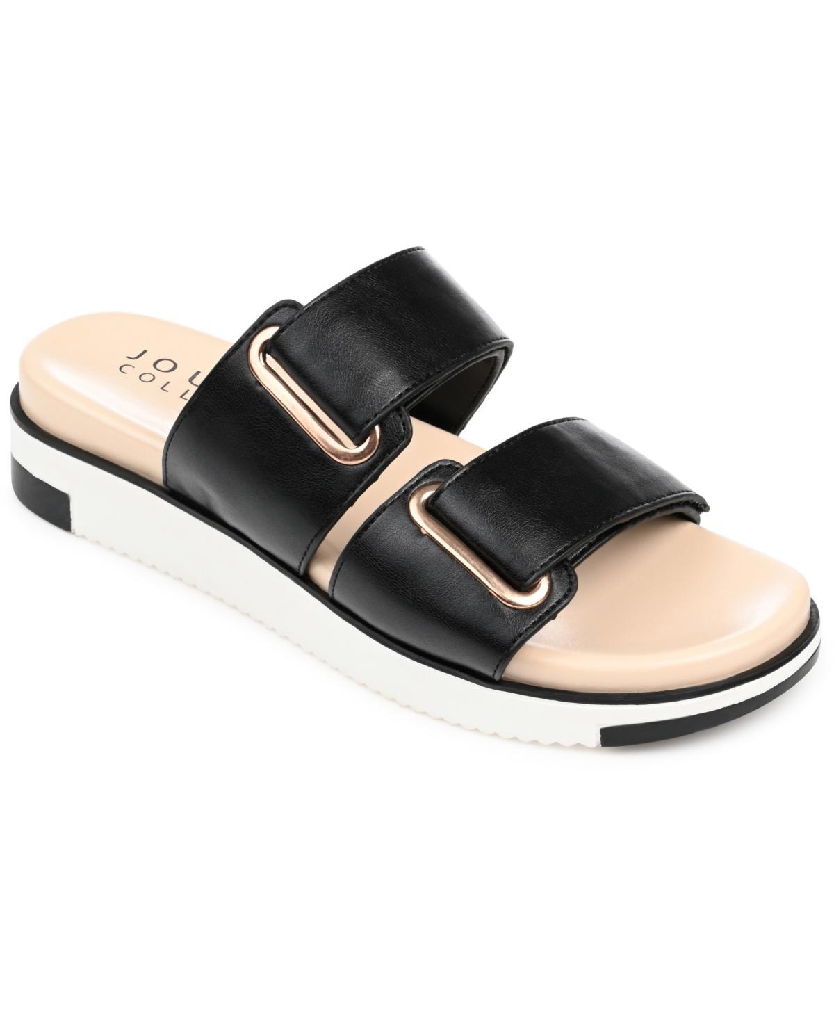 Journee Collection Womens Ashanti Contrast Sandals Product Image