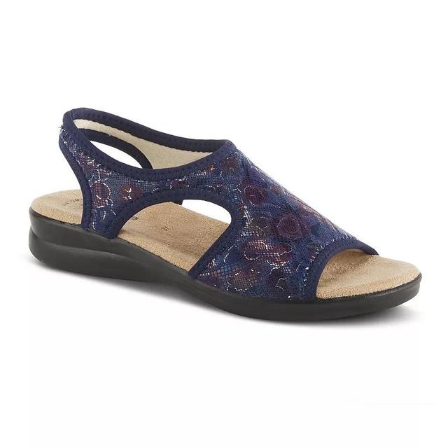 Flexus by Spring Step Nyaman Womens Slingback Sandals Blue Team Product Image