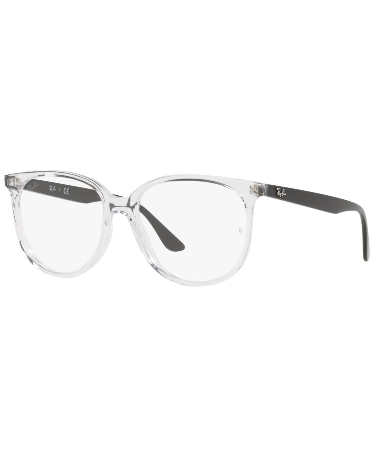 Ray-Ban RB4378V Optics Womens Square Low Bridge Fit Eyeglasses - Transparent Product Image