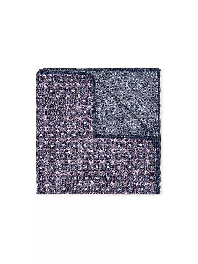 Silk Pocket Square with Pattern Product Image