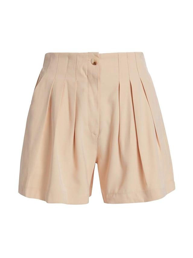 Womens Ofer Pleated Shorts Product Image