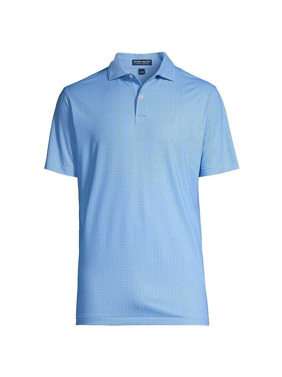 Peter Millar Crown Crafted Lloyd Dot Geo Jersey Performance Polo Product Image