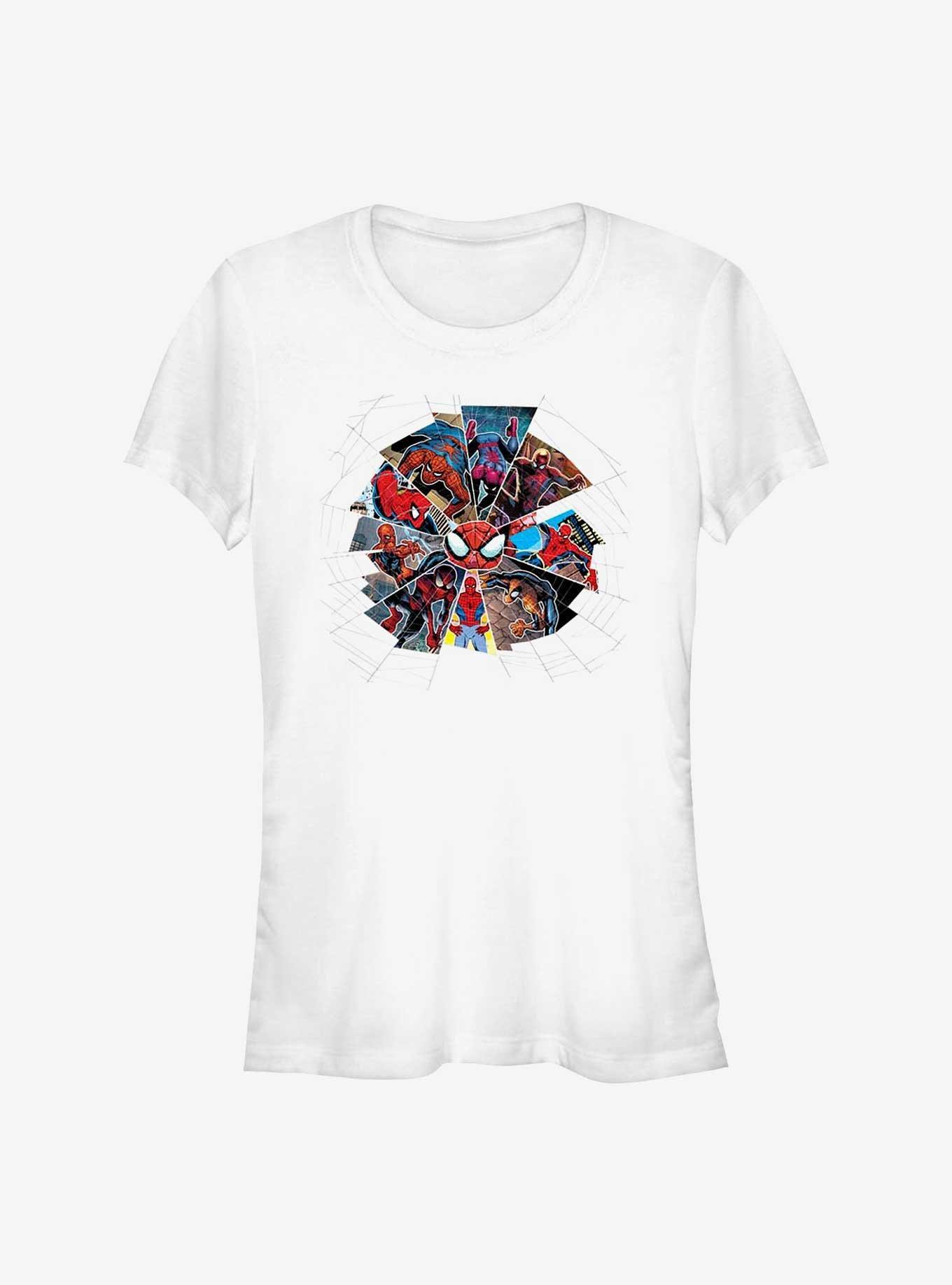 Marvel Spider-Man 60th Anniversary Spidey Web Girls T-Shirt Product Image