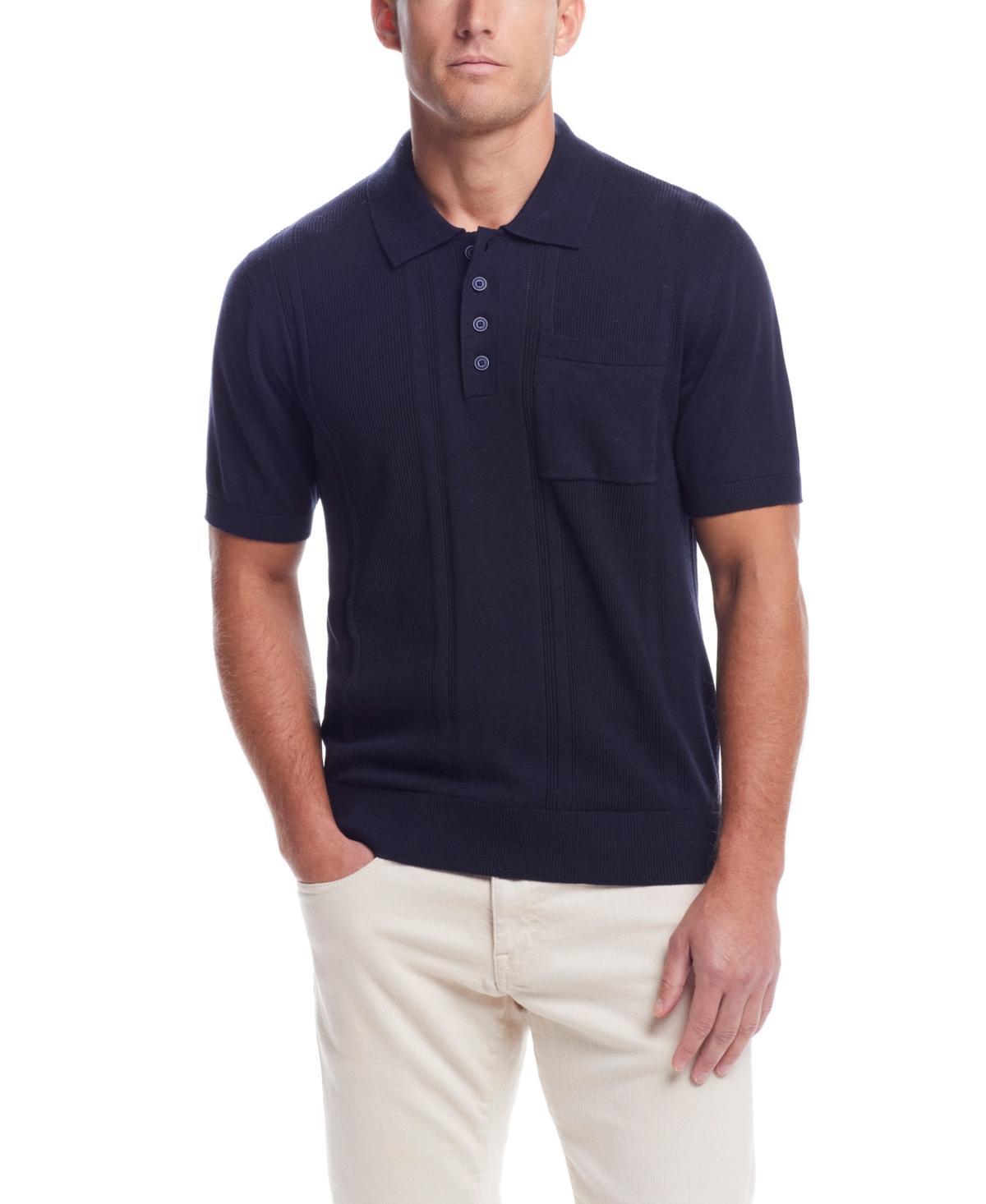 Weatherproof Vintage Mens Short Sleeved Polo Sweater Product Image