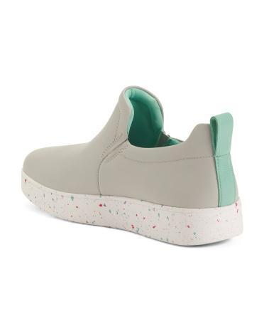 Leather Rally Speckle Sole Slip On Trainers for Women Product Image