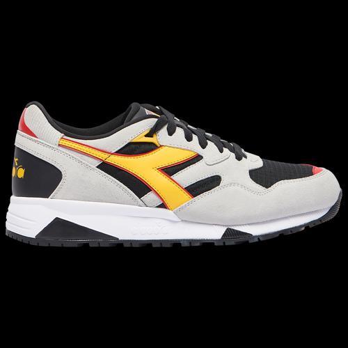 Diadora Mens N9002 Nom Wah - Shoes Grey/Black/Red Product Image