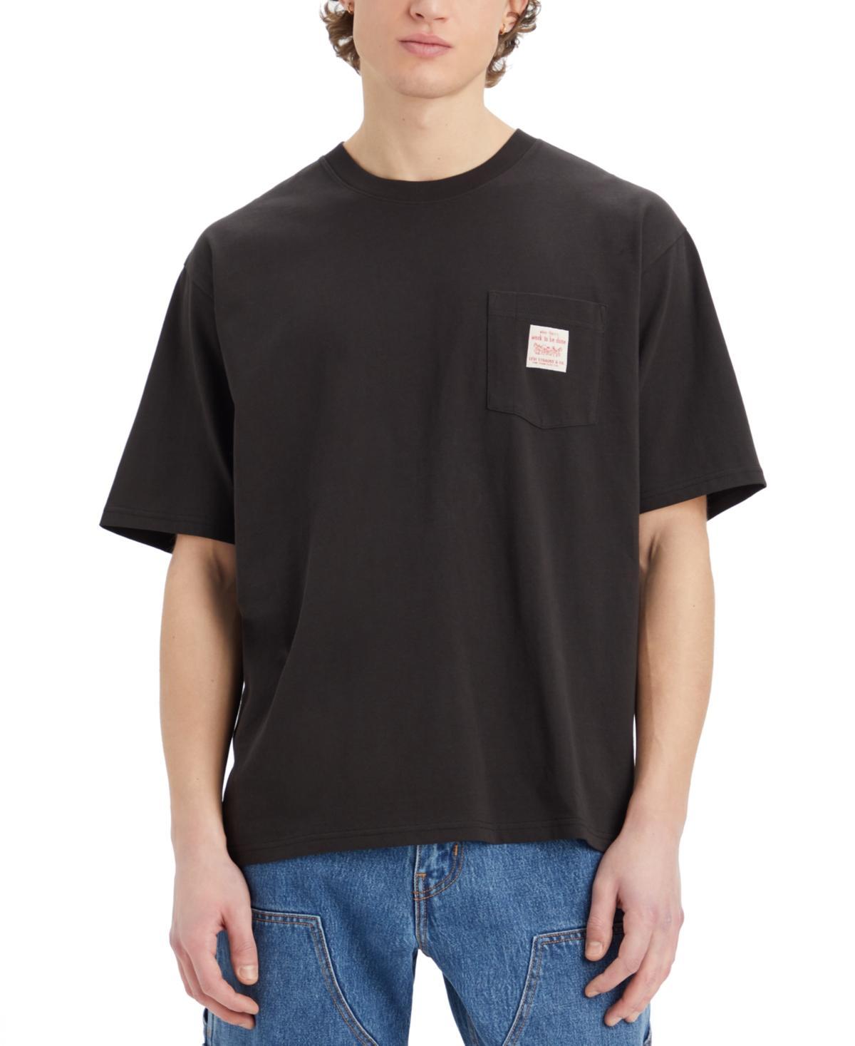 Levis Mens Workwear Relaxed-Fit Solid Pocket T-Shirt Product Image