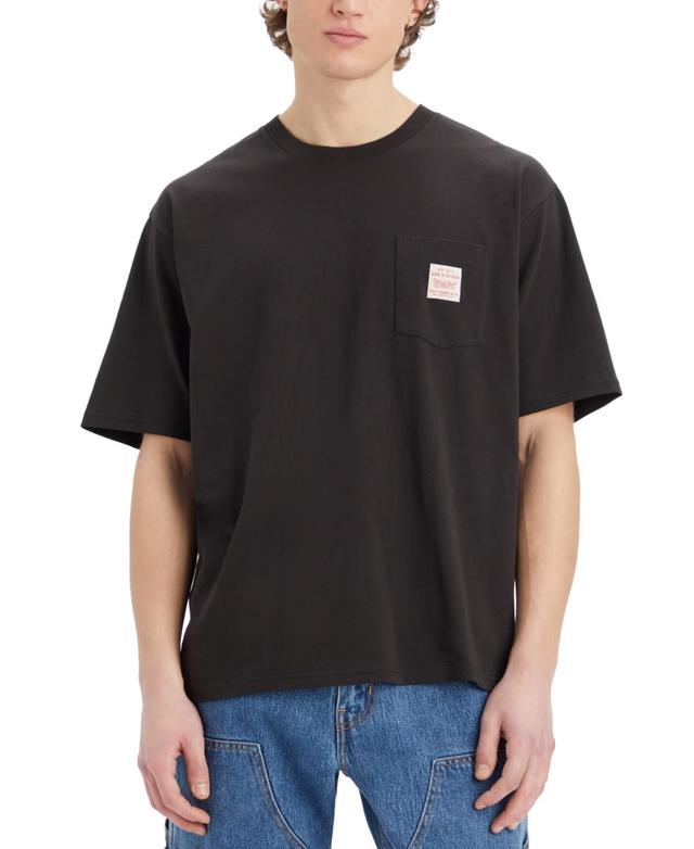 Levis Mens Workwear Relaxed-Fit Solid Pocket T-Shirt Product Image