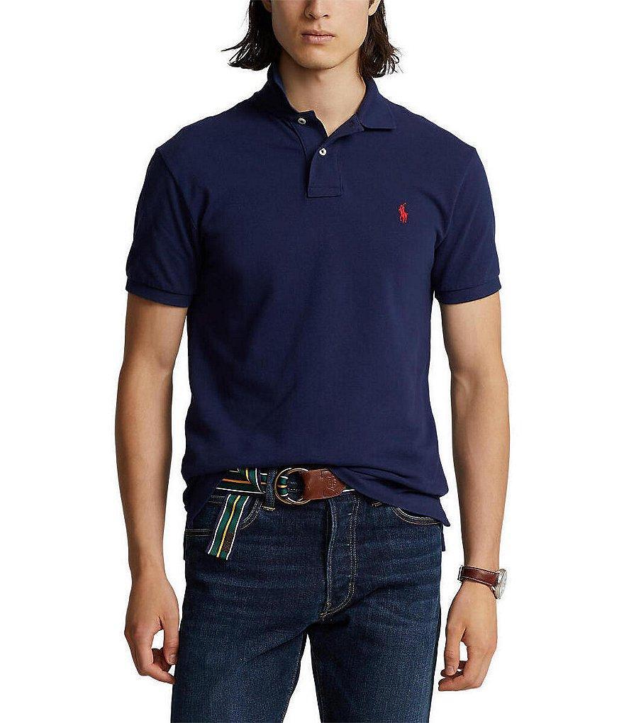 Polo Ralph Lauren Classic Fit Solid Cotton Mesh Polo Shirt Product Image