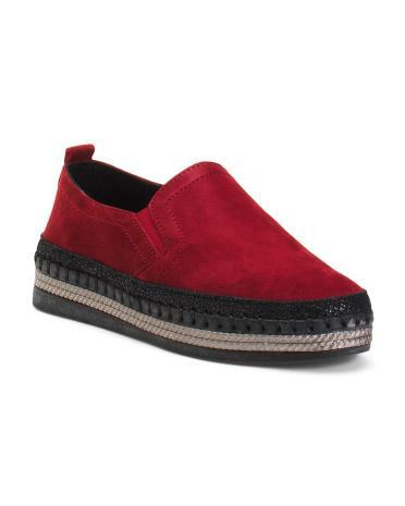 Suede Platform Comfort Sneakers for Women Product Image