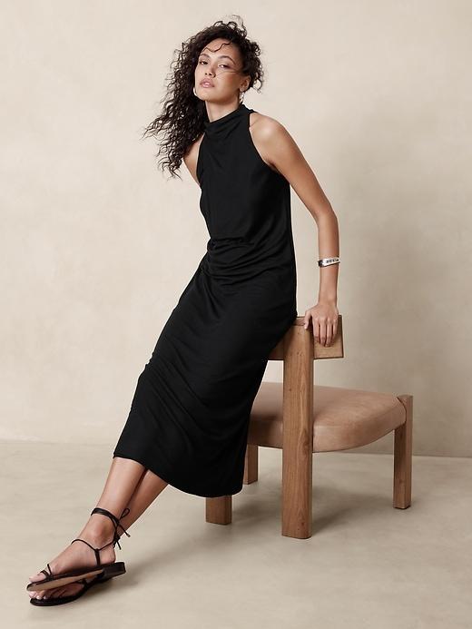 Draped Jersey Maxi Dress product image