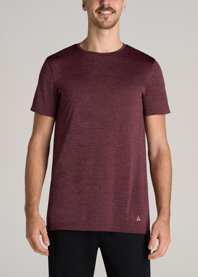 A.T. Performance MODERN-FIT Athletic Jersey Tall Tee in Rust Red Product Image