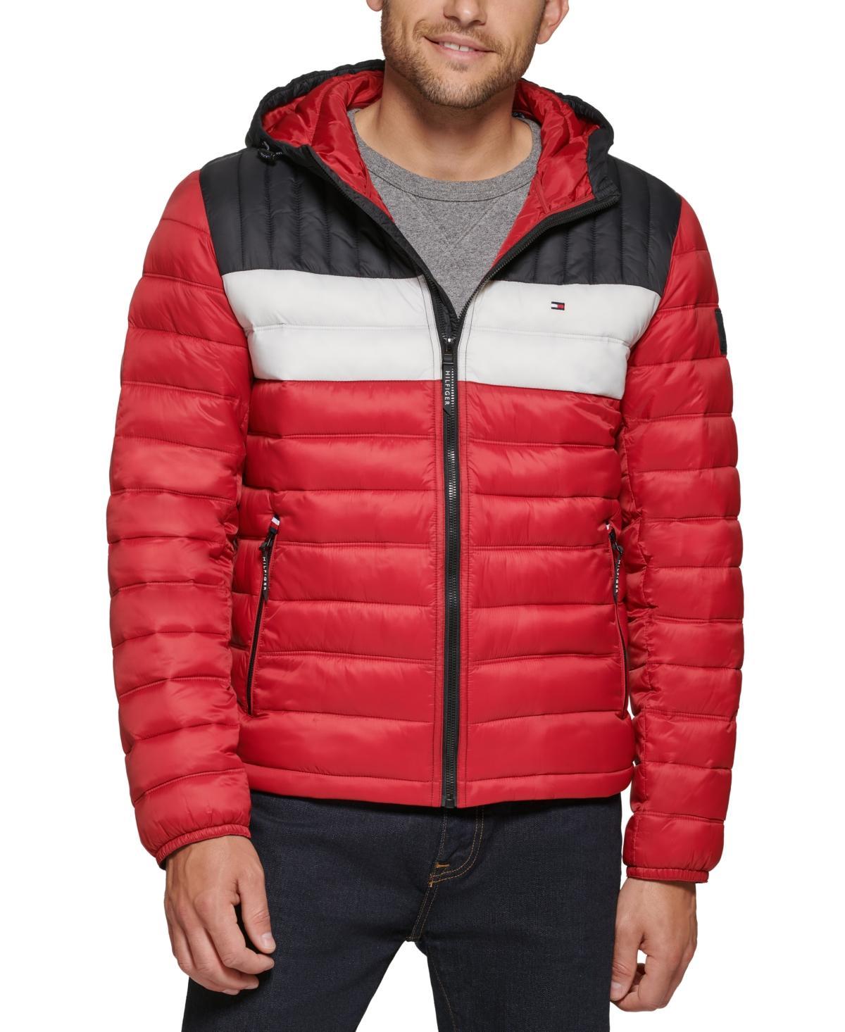 Mens Tommy Hilfiger Hooded Puffer Jacket Product Image