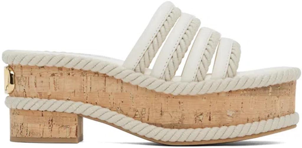 Vlogo Platform Slide Sandal In 98 Ivory product image