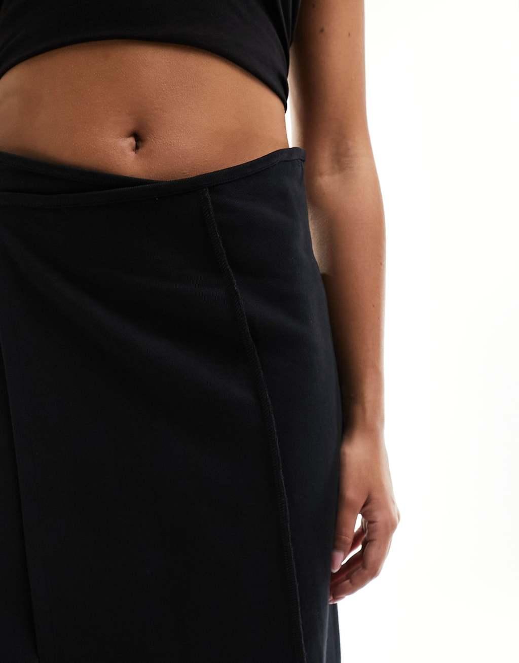 COLLUSION wrap midi skirt Product Image