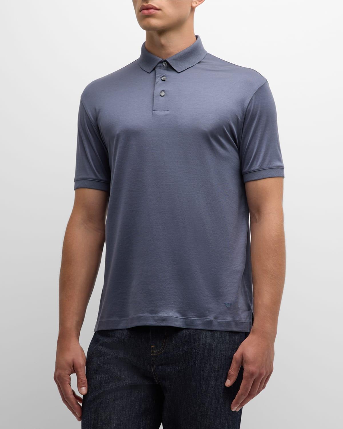 Men's Solid Polo Shirt Product Image