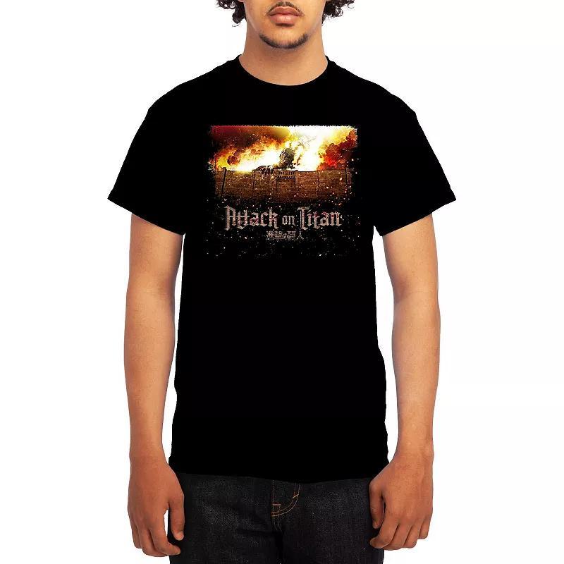 Mens Attack on Titan Tee, Boys Blue Product Image