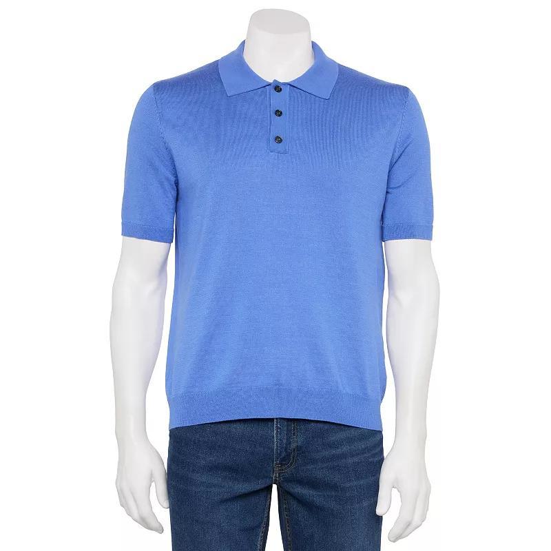 Mens For The Republic Short Sleeve Sweater Polo Product Image