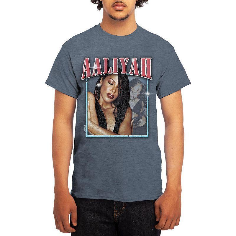 Mens Aaliyah Tee, Boys Grey Navy Product Image