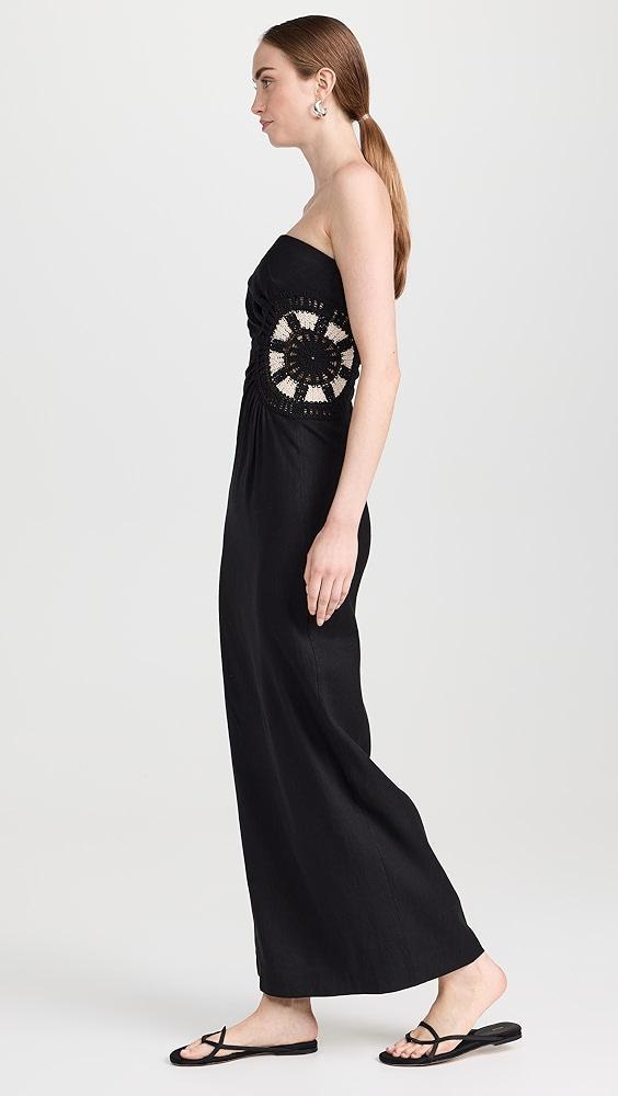 SIR. Dorian Strapless Midi Dress | Shopbop Product Image