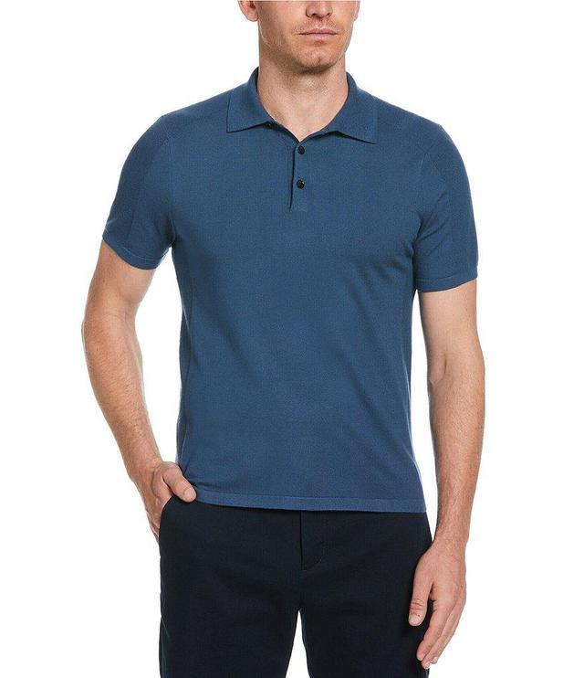 Perry Ellis Knit Texture Polo Shirt Product Image