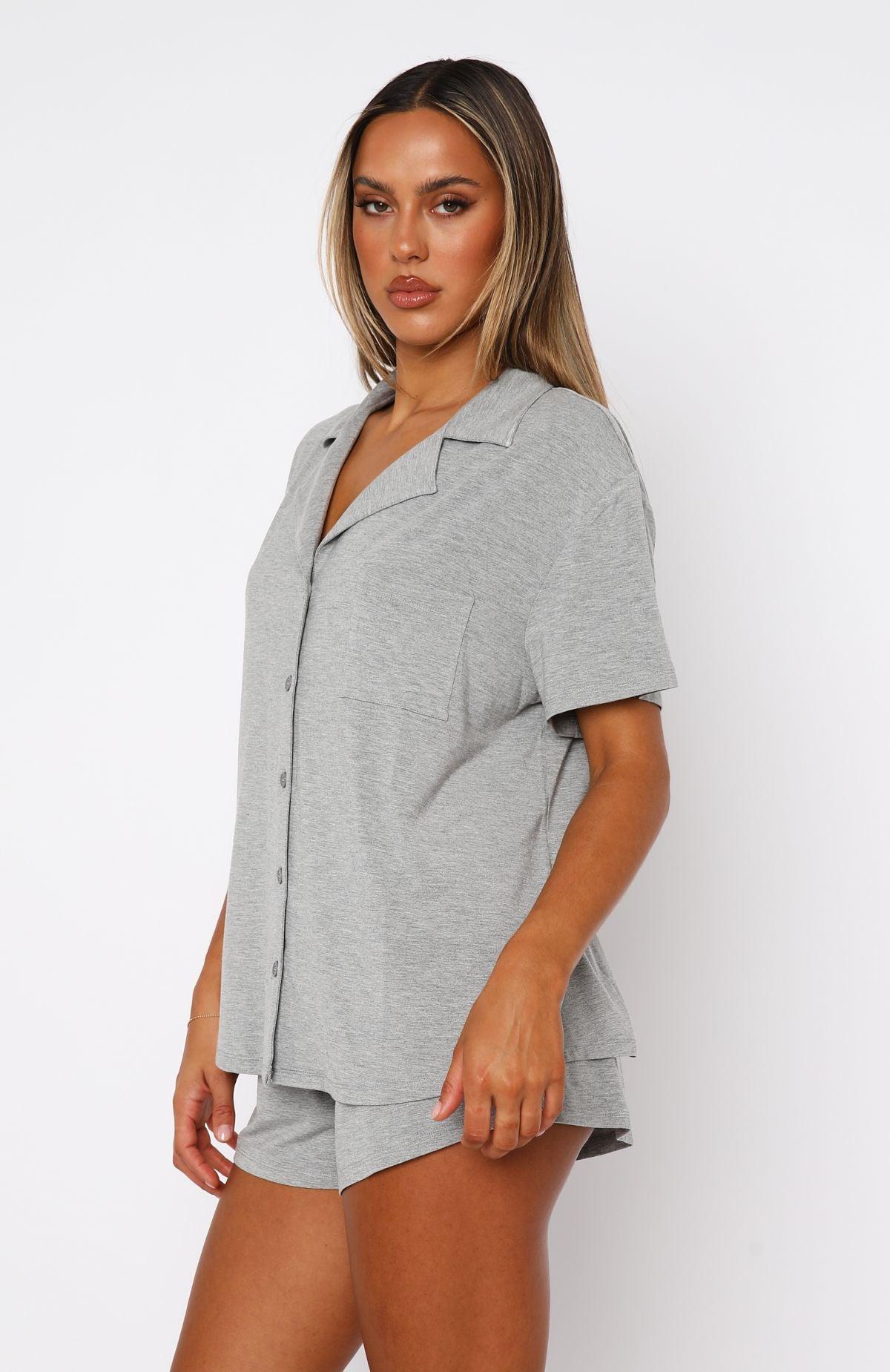 Dreamscape Pyjama Set Grey Marle Product Image