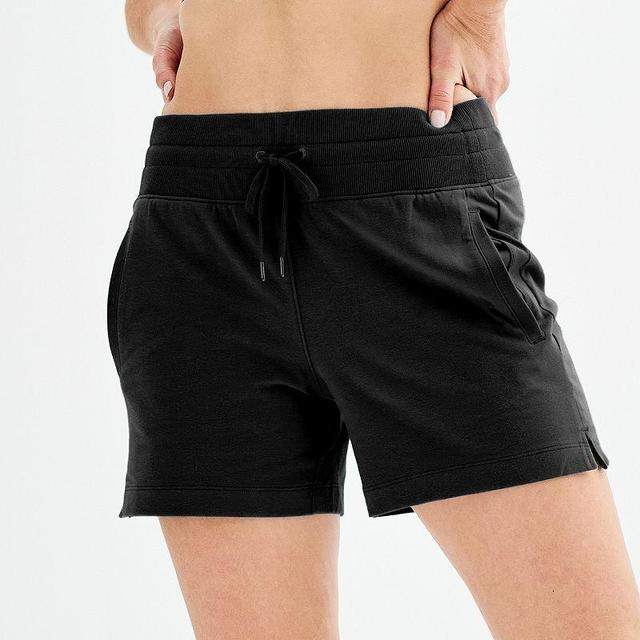 Womens Tek Gear 5-in. Essential Drawstring Shorts Black Product Image