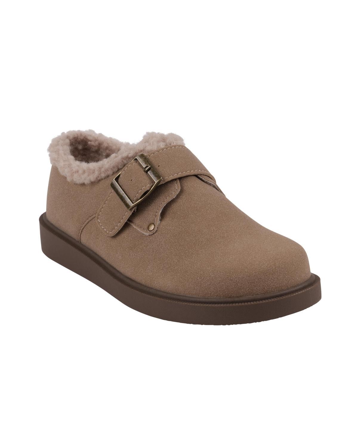 Gc Shoes Womens Ezra Shearling Buckle Clogs Product Image