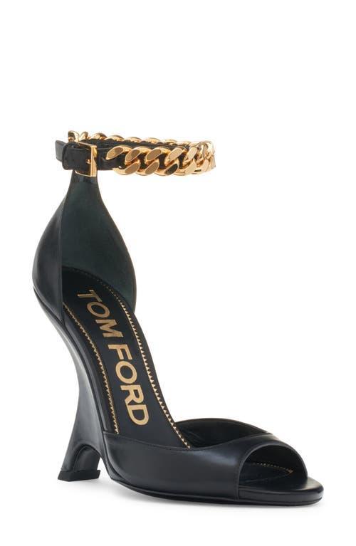 TOM FORD Chain Detail Wedge Sandal Product Image