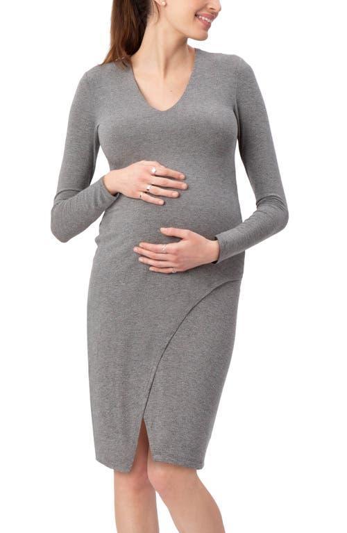 Stowaway Collection Lenox Long Sleeve Maternity Dress Product Image