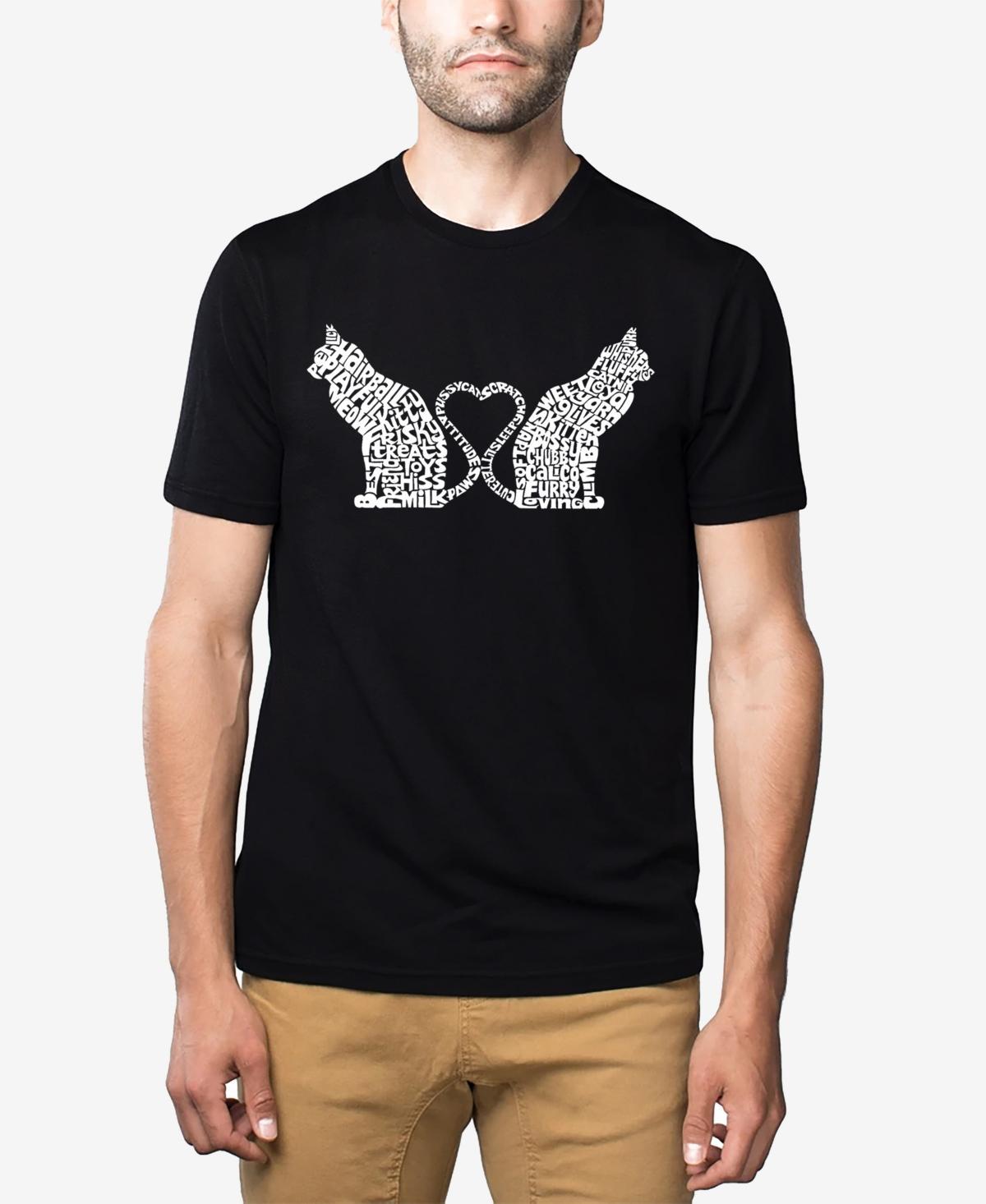 La Pop Art Mens Premium Blend Word Art Butterfly T-shirt Product Image