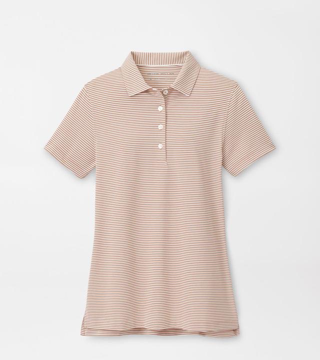 Vista Stripe Sport Mesh Short Sleeve Button Polo Product Image