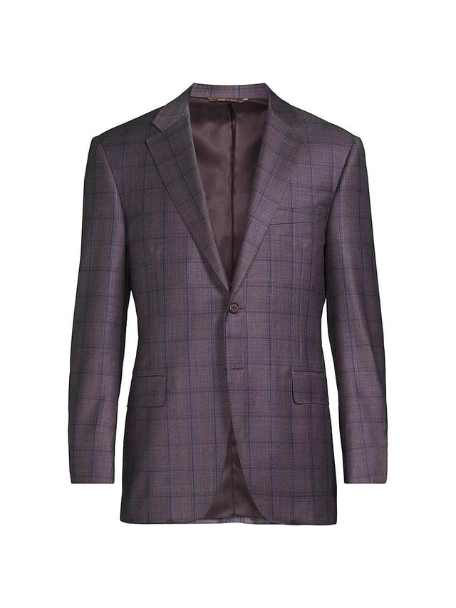 Mens Siena Plaid Wool Sportcoat Product Image