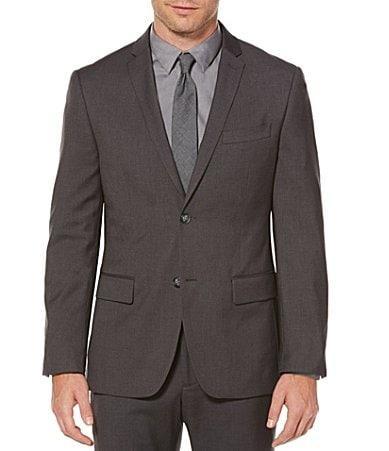 Perry Ellis Slim-Fit Solid Suit Separates Jacket Product Image