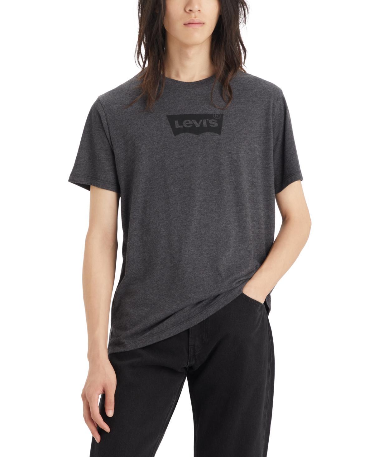 Levis Mens Classic-Fit Batwing Logo Short Sleeve Crewneck T-Shirt Product Image