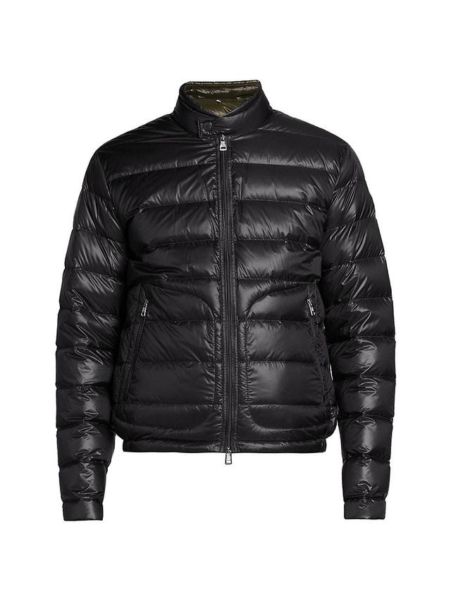 Mens Acorus Nylon Puffer Moto Jacket Product Image