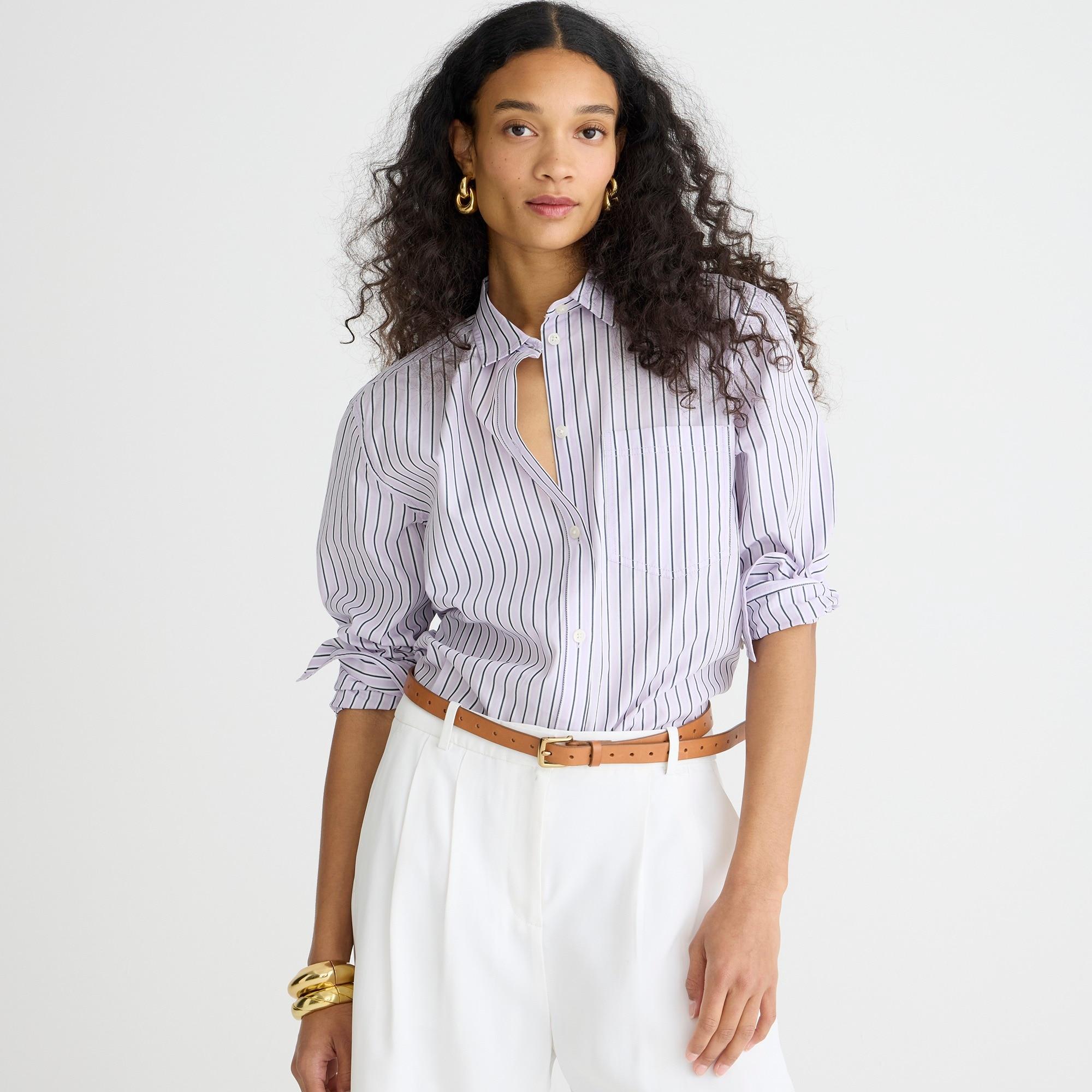 Garçon classic shirt in striped cotton poplin product image