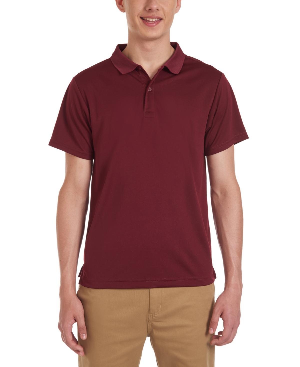 Nautica Young Men Uniform Short Sleeve Performance Stretch Polo Product Image