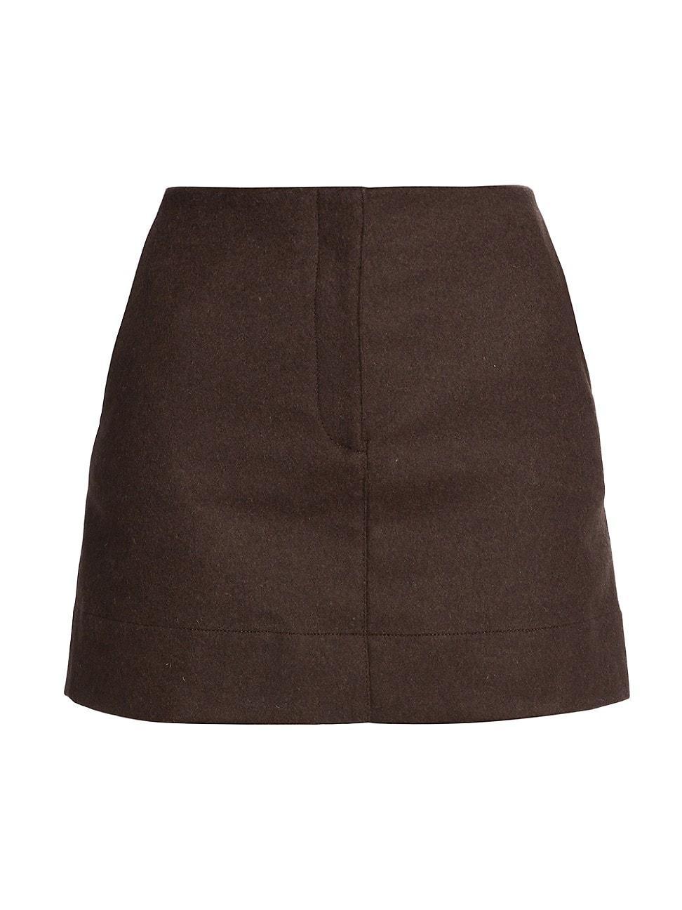 Womens Moja Wool-Blend Miniskirt Product Image