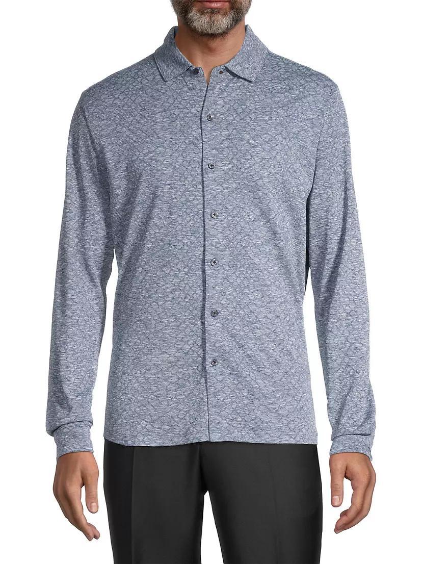 Saldon Knit Sport Shirt Product Image