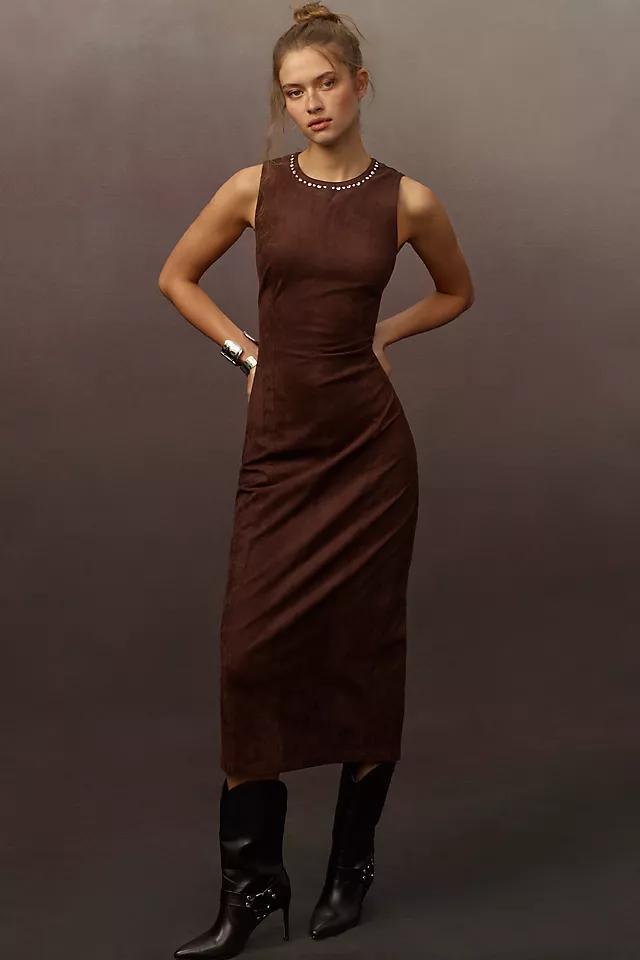 The Wolf Gang Mecca Stud Sleeveless Midi Dress Product Image