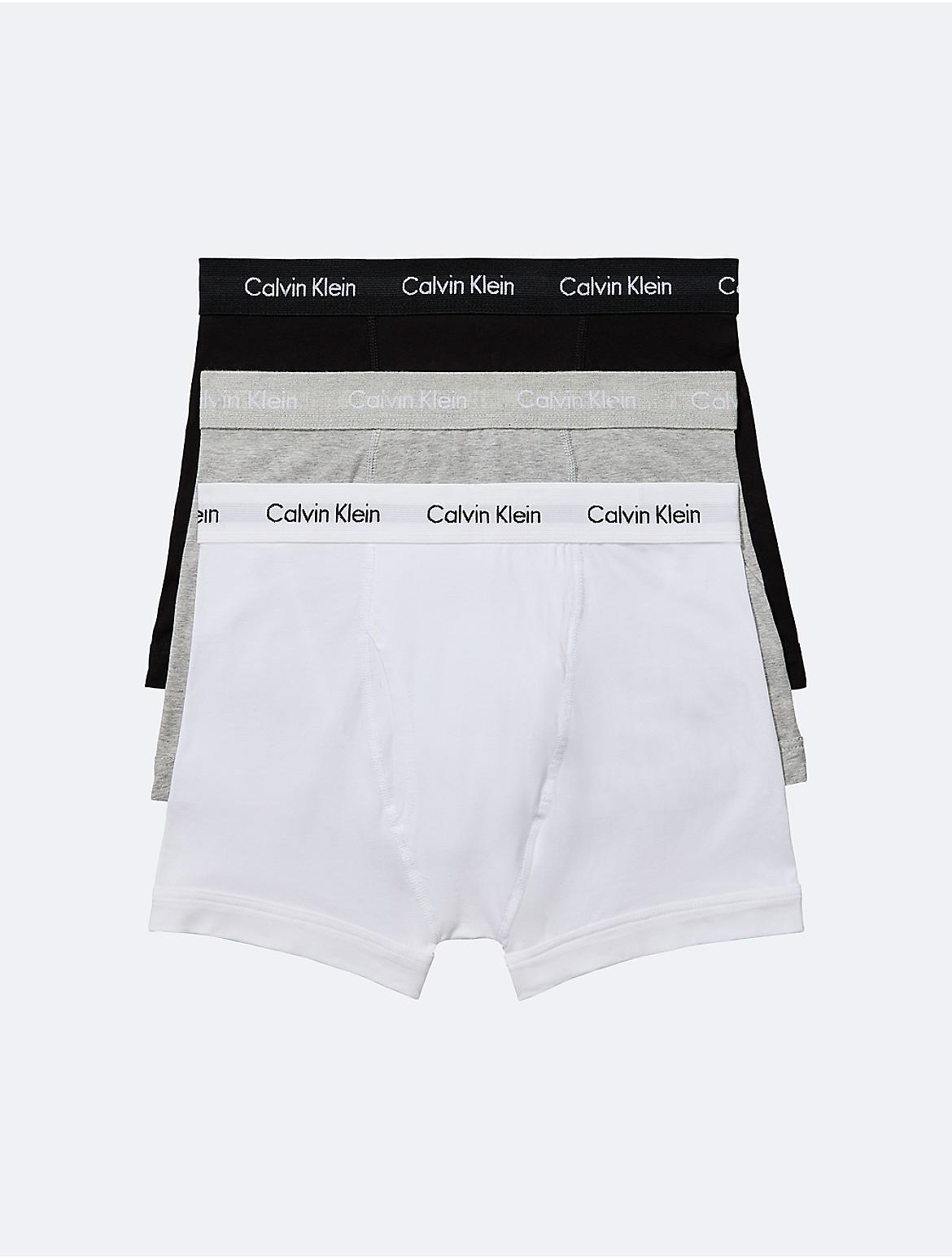 Calvin Klein Mens Cotton Stretch 3 Pack Trunk - Multi - XL Product Image