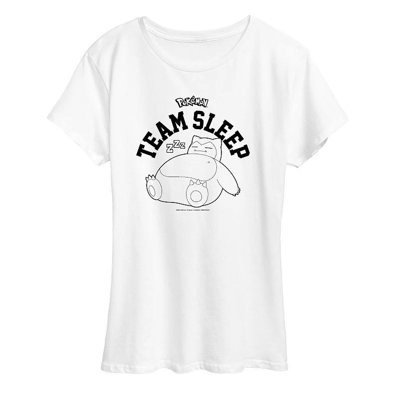 Plus Pokemon SnorlaGraphic Tee Team Sleep Graphic Tee, Womens Product Image